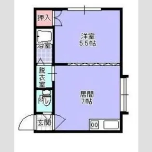 クロスロードⅡ【2階】の間取り