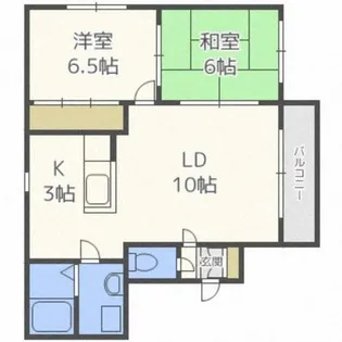 ヴァンヴェール61【2階】の間取り