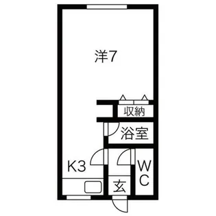 リバーサイドさくら【2階】の間取り