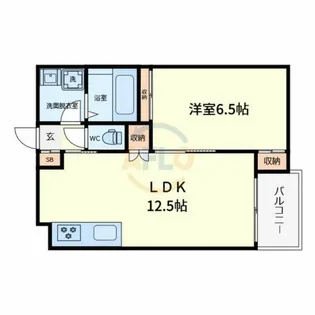 リアノーラ平野WEST【2階】の間取り