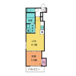 フォーシーズンズ川名【101号室】の間取り