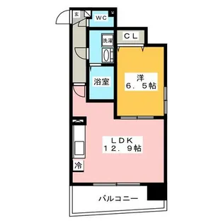 La Facade【5階】の間取り