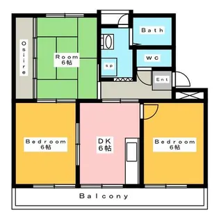 ハイレジデンス桜町【1階】の間取り