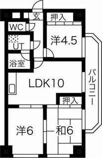 メゾンドエクセル常滑西館【1階】の間取り