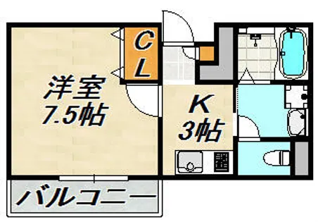 ルミエール下條【2階】の間取り