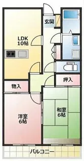 ジョイカム【105号室】の間取り