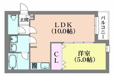 アレグリア長田【2階】の間取り