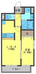 PRESTANCE香里【2階】の間取り