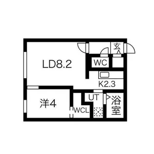 Livease kitamaruyama【1階】の間取り