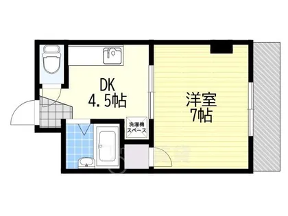 マンション笹倉【4階】の間取り