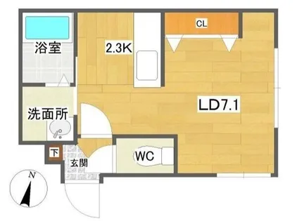 FLOS PROVA【1階】の間取り