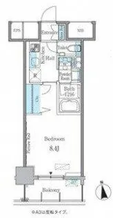 GRAND ESPOIR 車道【8階】の間取り