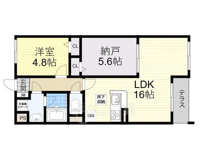 SOUTH COAT【2階】の間取り