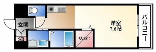 丸の内エンブルコート【12階】の間取り