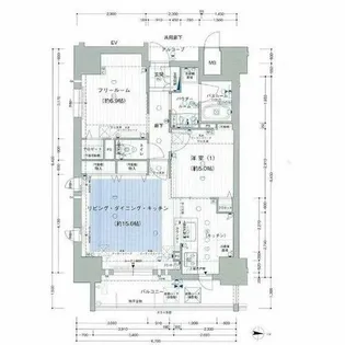 プレサンスロジェ丸の内【5階】の間取り