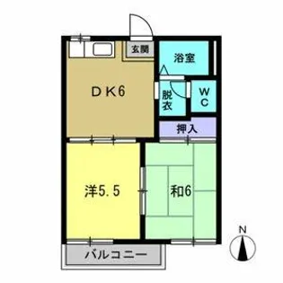 セフィラA棟【203号室】の間取り