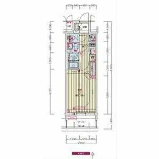 プレサンス ジェネ 新栄町駅前 葵【12階】の間取り