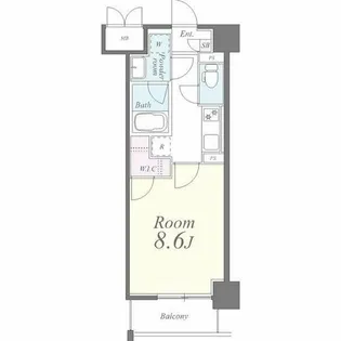 グランドコスモス【5階】の間取り