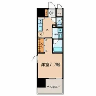 GRAND ESPOIR IZUMI【9階】の間取り