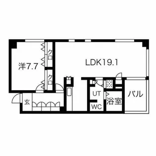 御棚町ヒルズ【3階】の間取り