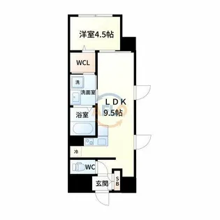 幸 court tsukamoto【1階】の間取り