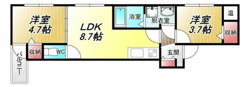 Grande Maison南巽【1階】の間取り