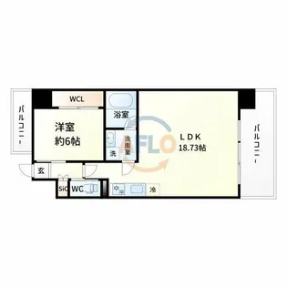 プレジオ新大阪EURO【3階】の間取り