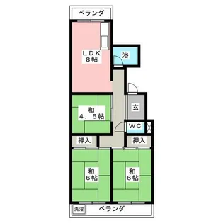 REGA INAZAWA【3階】の間取り