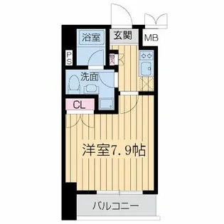 プライムアーバン金山【10階】の間取り