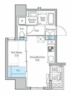 デュオフラッツ鶴舞【6階】の間取り