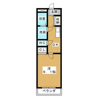 NOBLE Ⅱ【2階】の間取り