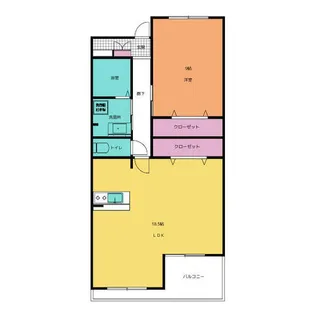 パインアネックス【4階】の間取り