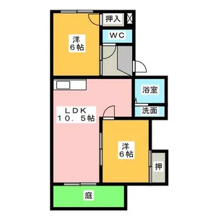 サンシャイン90【1階】の間取り