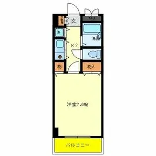 サンモール【10階】の間取り
