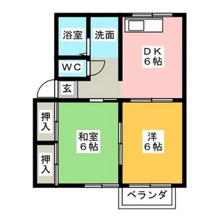 ソファレ・オカ【2階】の間取り