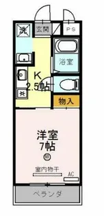 サニーウェル新石切【2階】の間取り