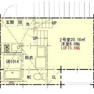 ルキシオン名古屋南【1階】の間取り