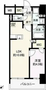 オープンレジデンシア池下THE ONE【7階】の間取り