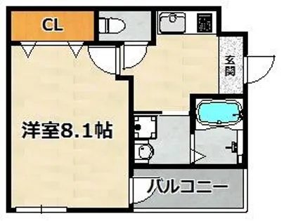 フジパレス神戸本町イースト【101号室】の間取り