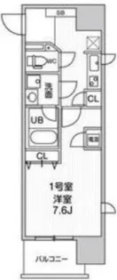 グレンパーク新大阪2【6階】の間取り