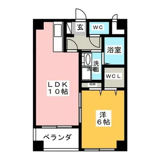 パティオ木下Ⅲ【7階】の間取り