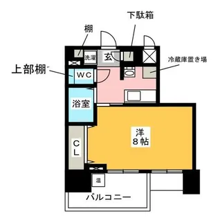 パルティール上前津【5階】の間取り