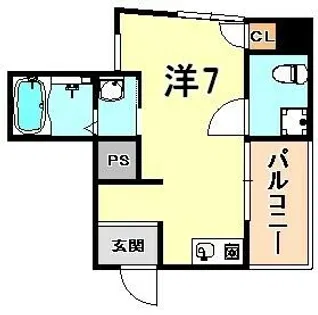 グレイスシャトー王子【10階】の間取り