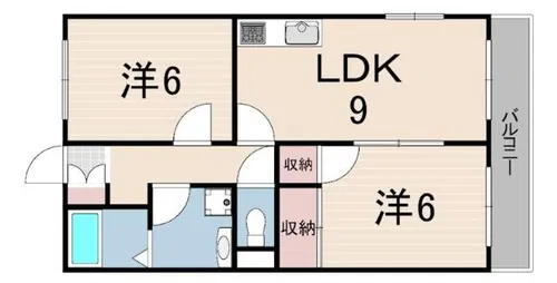 メゾン南浜【2階】の間取り
