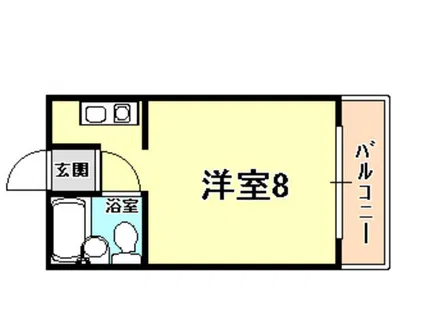 シルバーハイツ御影【6階】の間取り