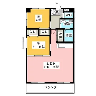 室賀ビル【4階】の間取り