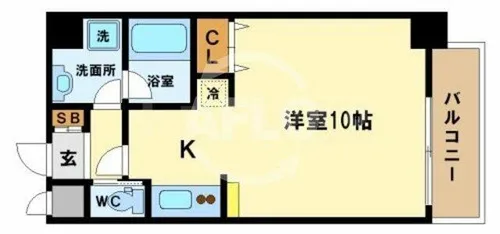 フジボストン【3階】の間取り