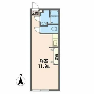 グリーンバード2【1階】の間取り