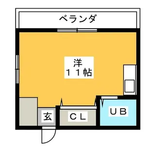 メゾンカワムラヤ【2階】の間取り