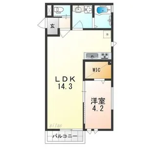 MAISON LUNA【1階】の間取り